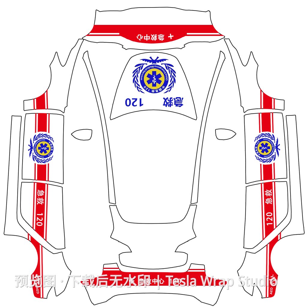 120 急救车主题 - Model 3