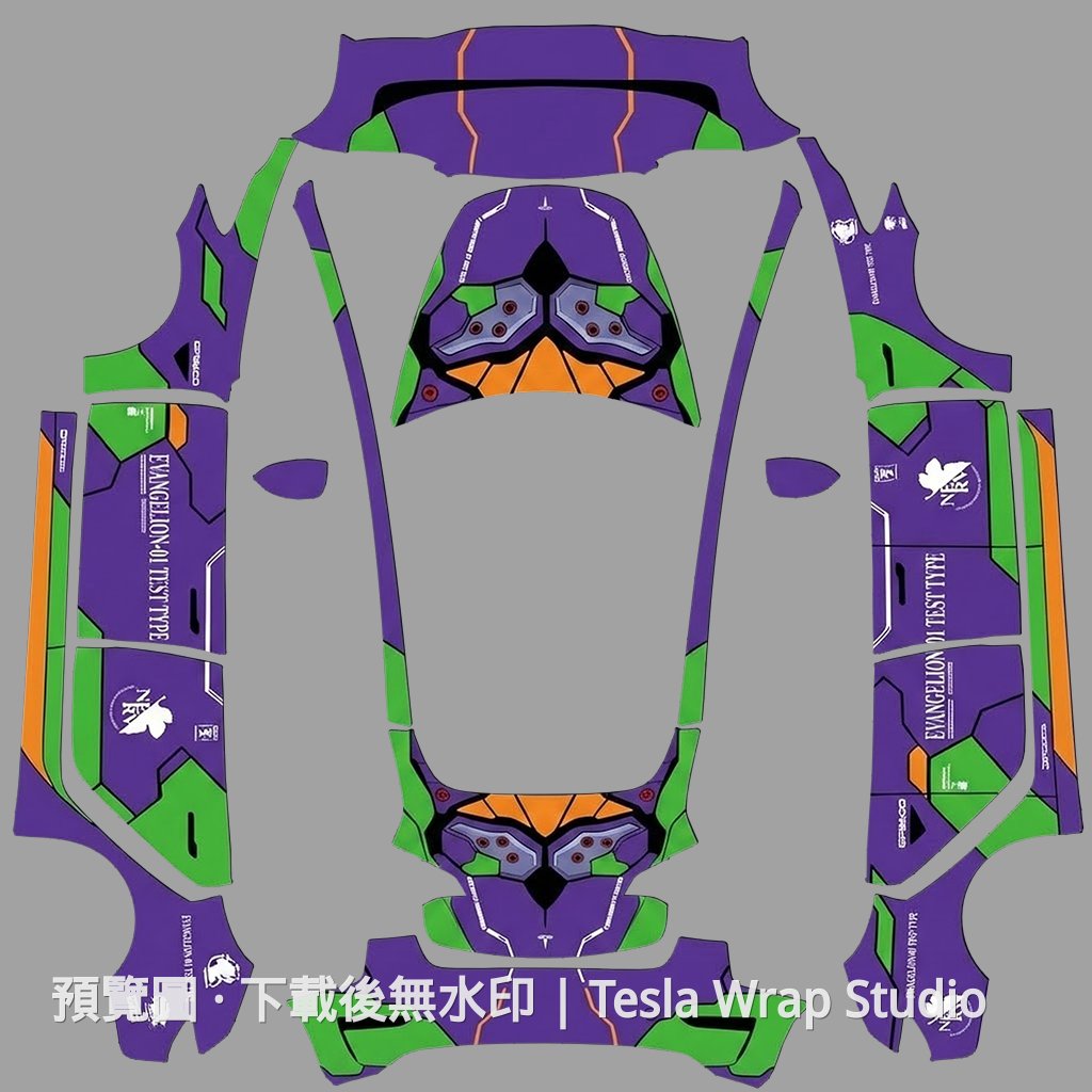 Model 3 自訂車體外觀範本