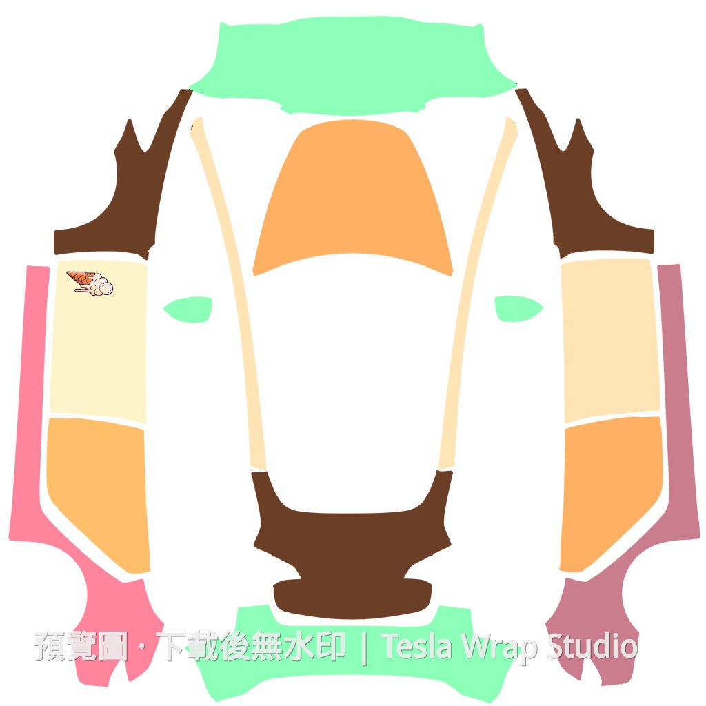 Model 3 編號 #9883 自訂範本