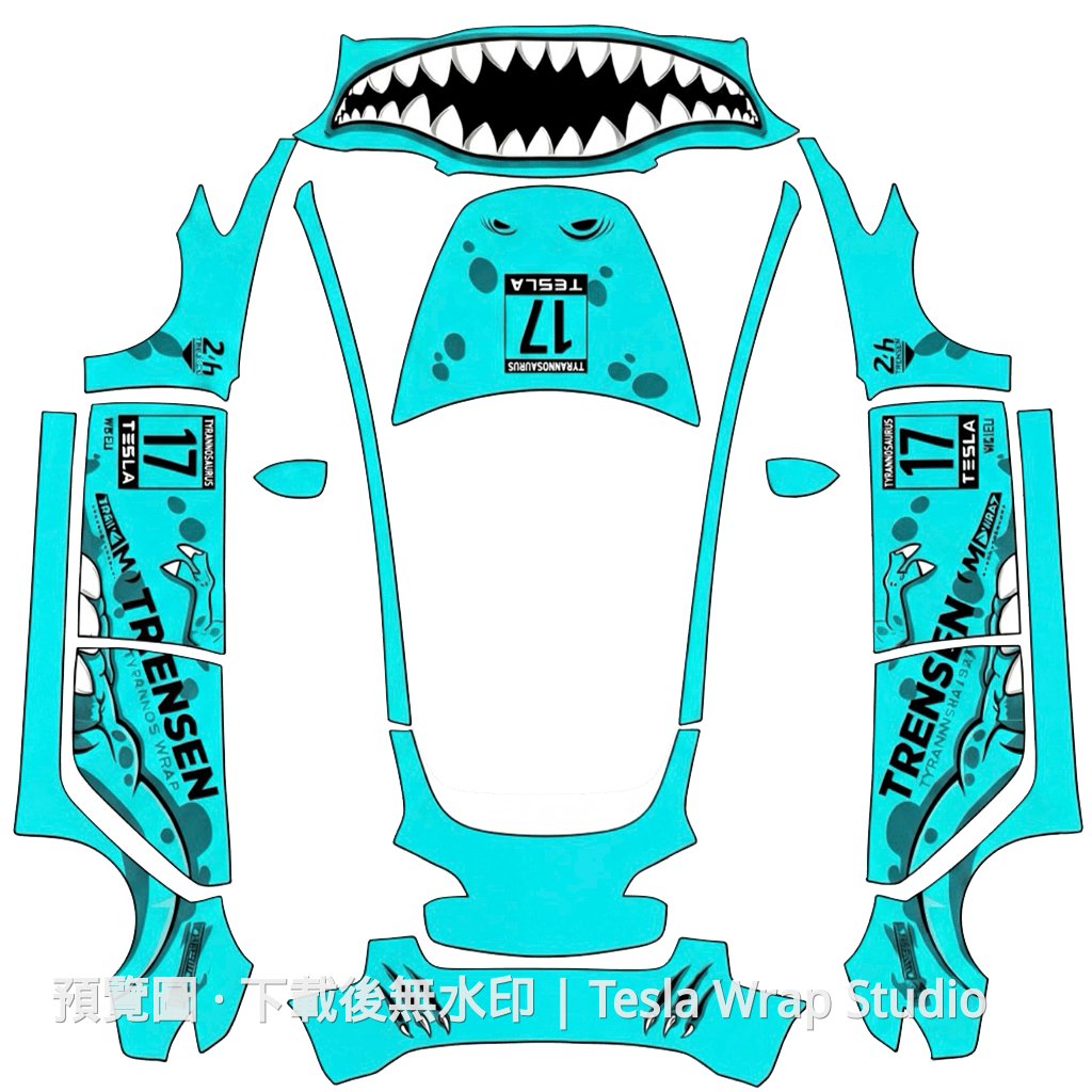 霸王龍系列塗裝 3 - Model 3