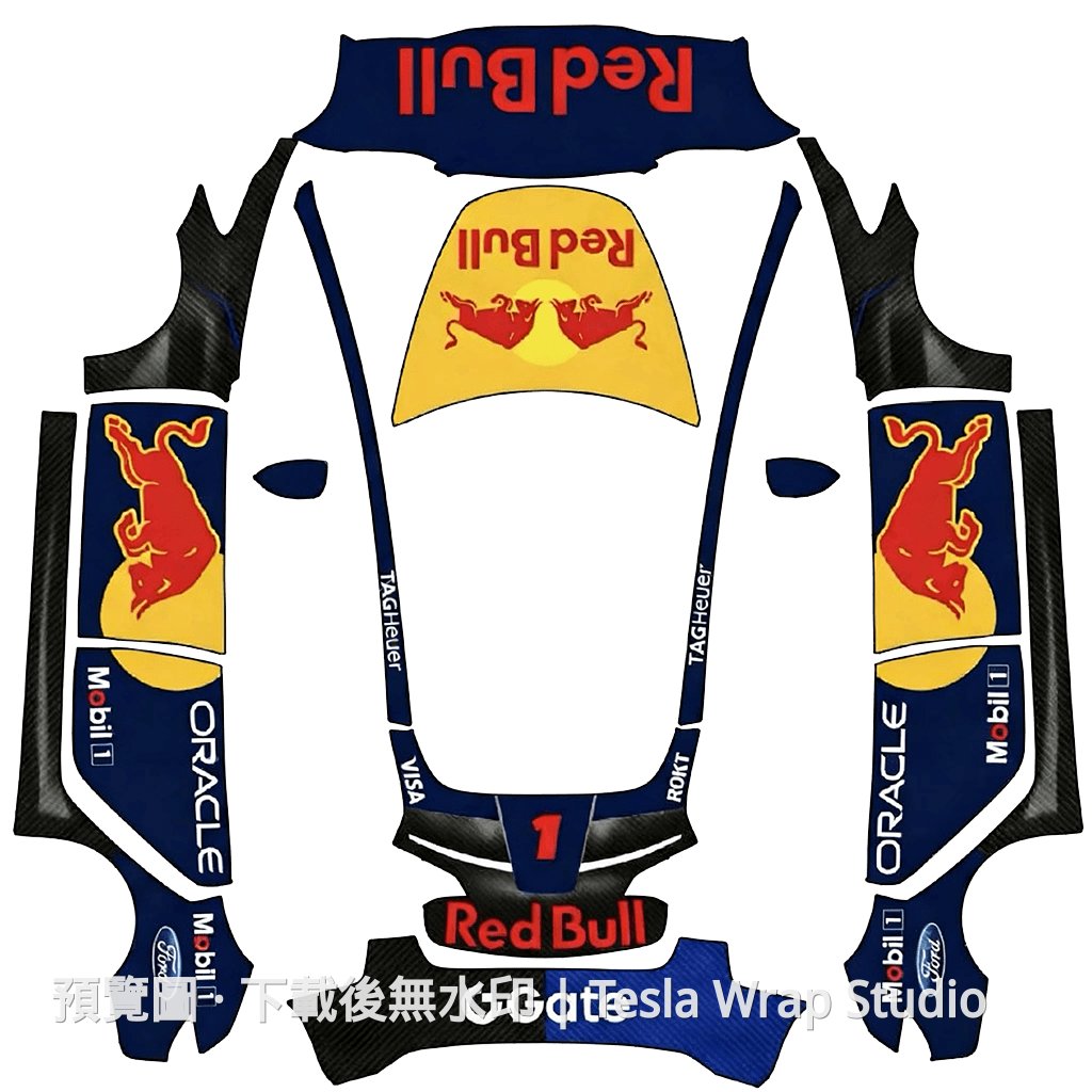 Red Bull 賽車塗裝系列 - Model 3