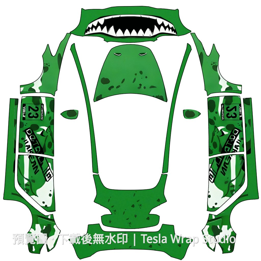 綠恐龍主題 - Model 3
