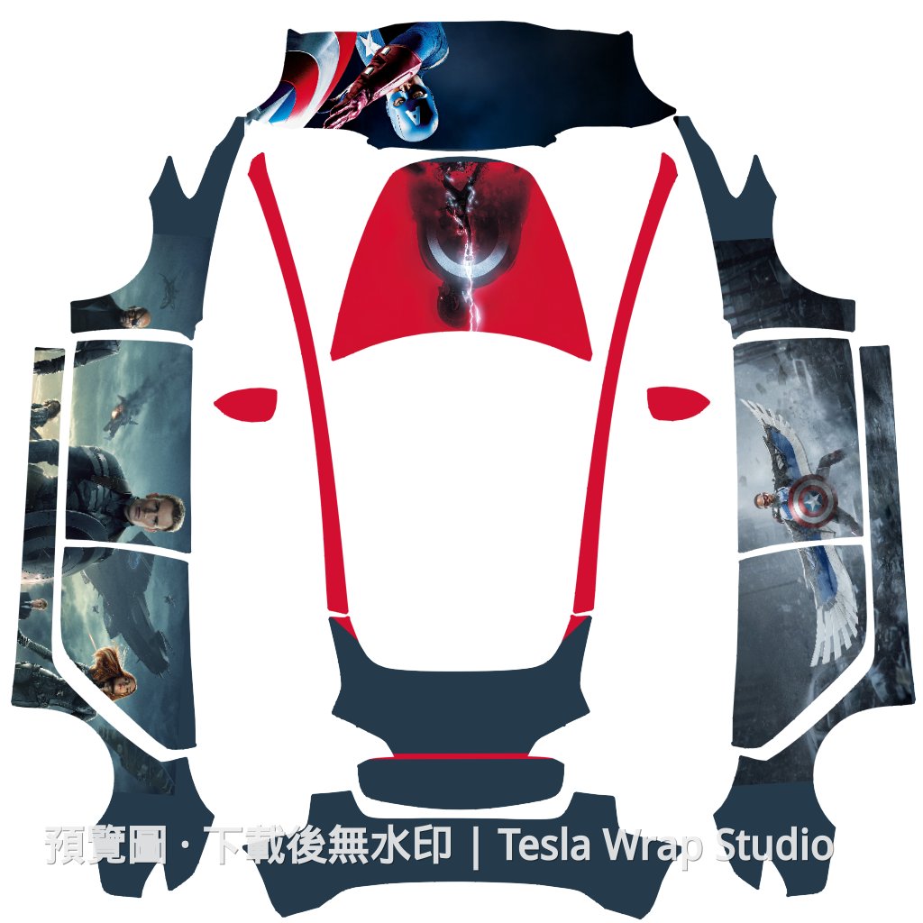 Model 3 編號 #3606 自訂範本