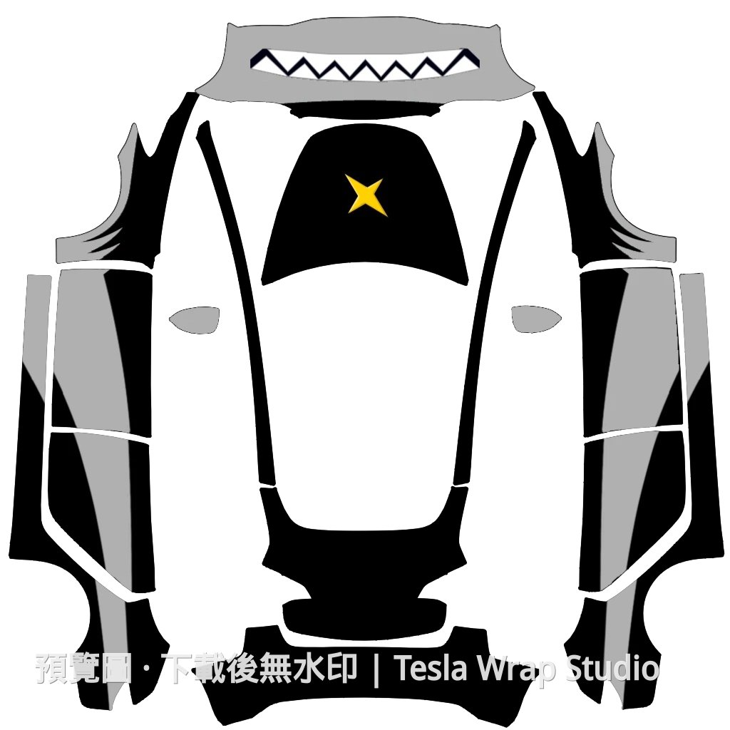 卡布達鐵甲小寶鯊魚辣椒主題 - Model 3