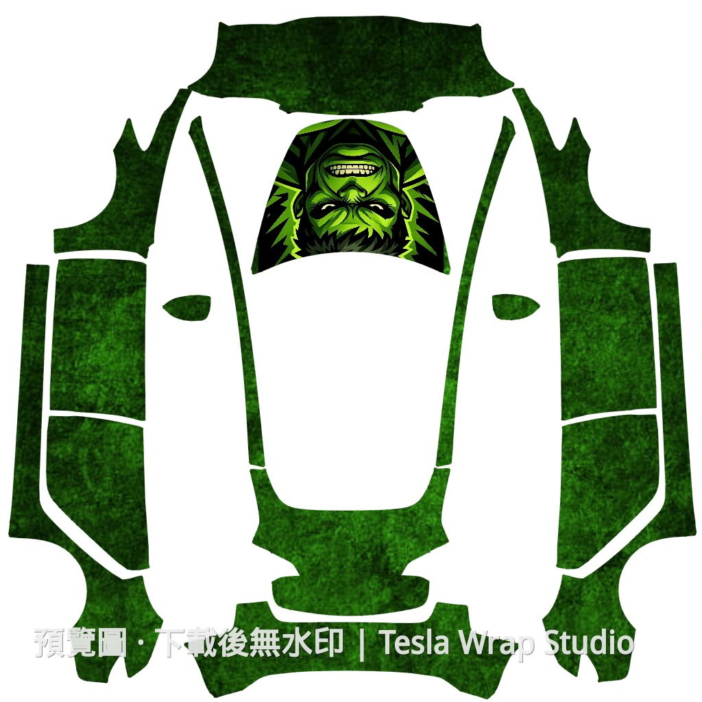 Model 3 編號 #3636 自訂範本