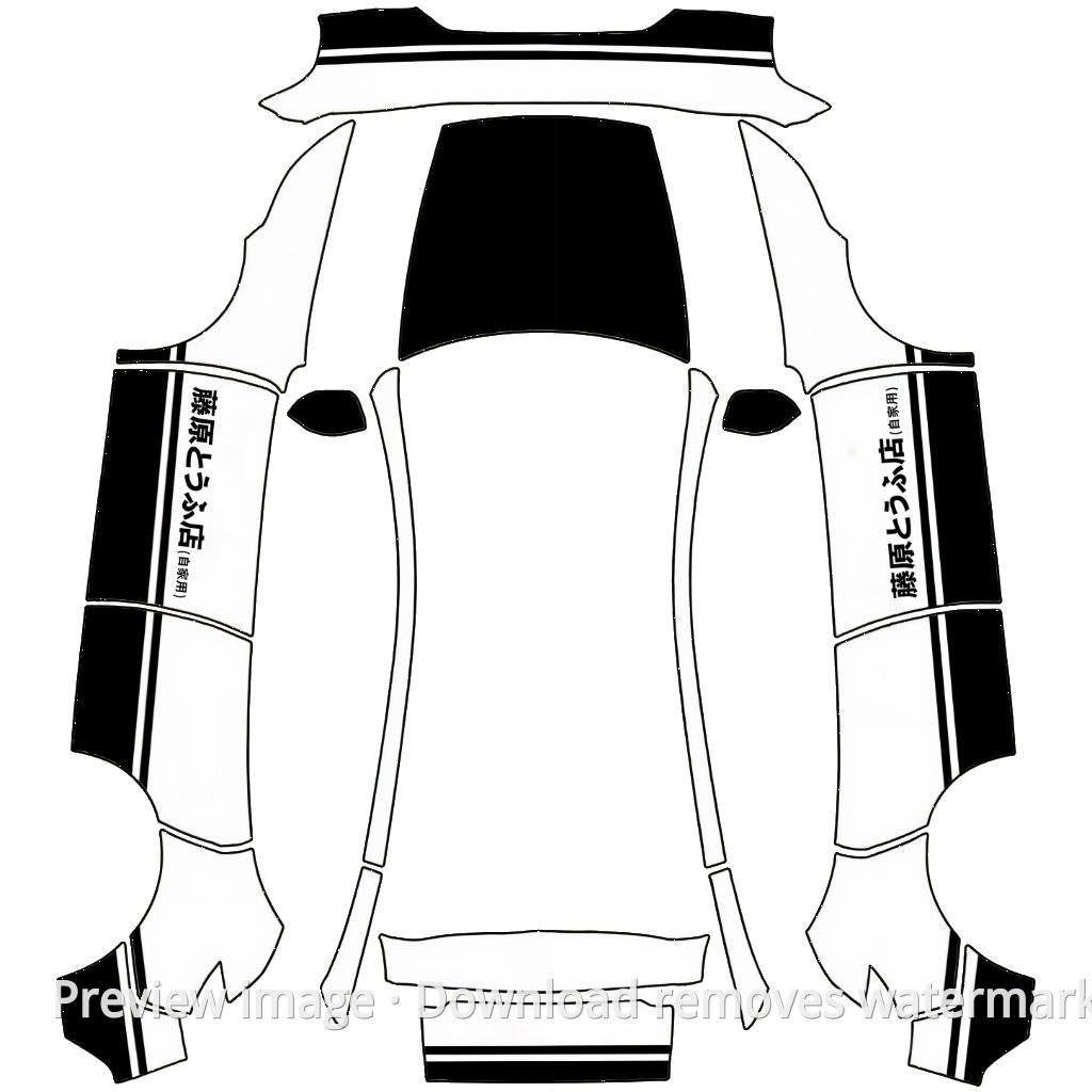 AE86 HD Official Font Edition - Model Y (2025+) Premium