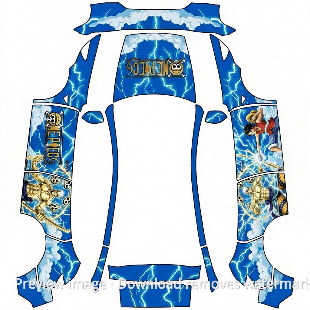 One Piece Enel Theme - Model Y (2025+) Premium