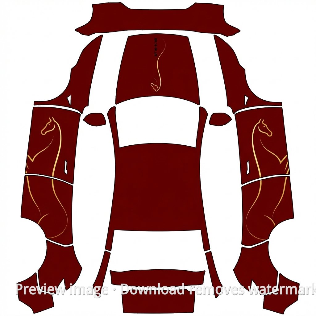 Year of the Horse Livery 3 - Model Y (2025+) Premium