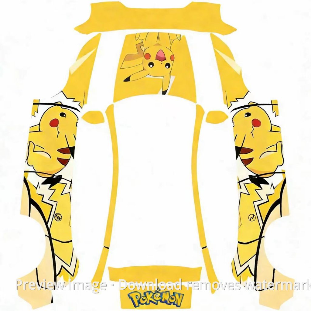 Pikachu 007 Theme - Model Y (2025+) Premium