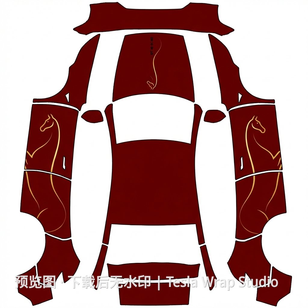 马年涂装 3 - Model Y (2025+) Premium