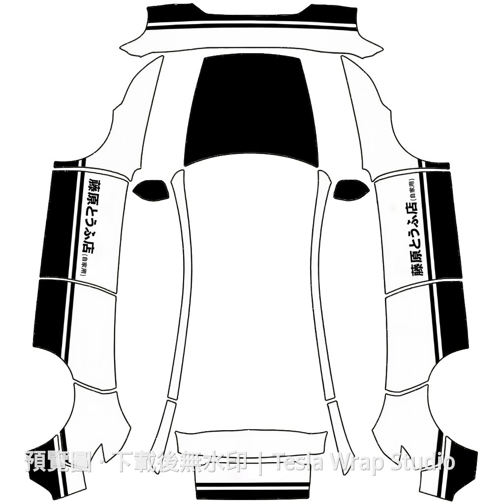 AE86 高清官方字體版 - Model Y (2025+) Premium