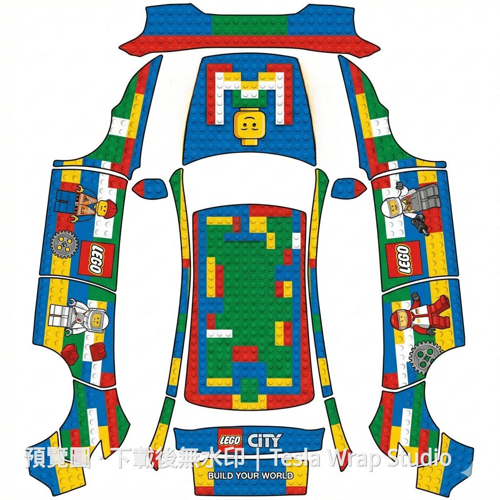LEGO Model Y 車體外觀範本