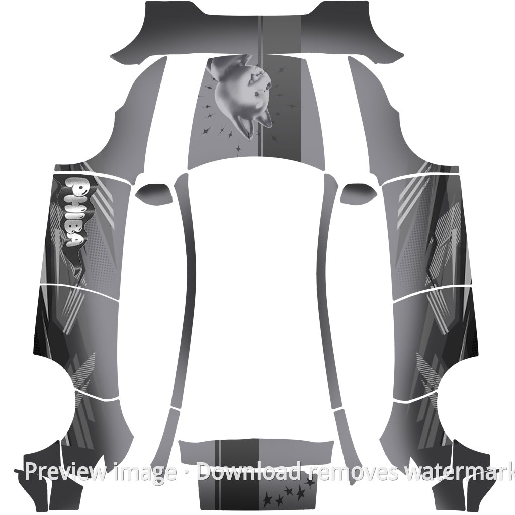 PHIBA Quicksilver Theme - Model Y (2025+) Standard