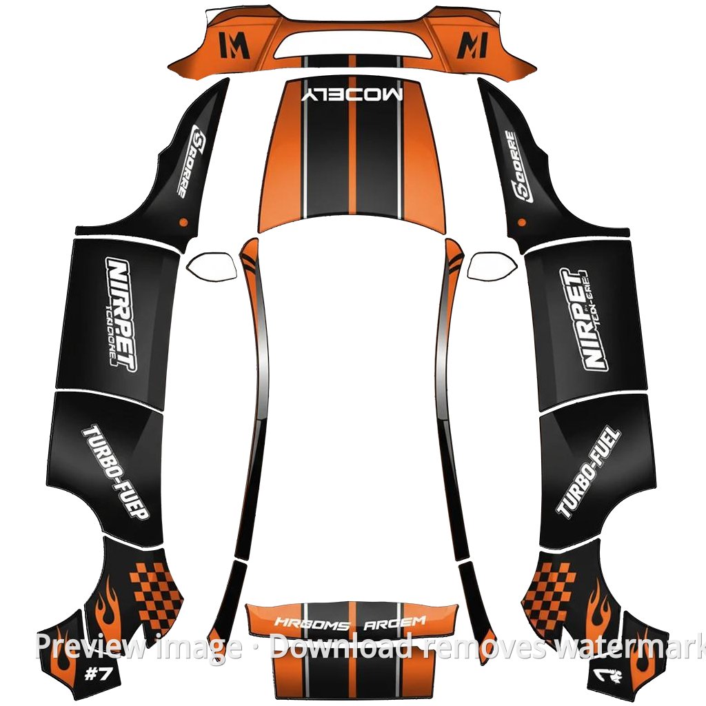 Premium Racing Skin - Model Y (2025+) Standard