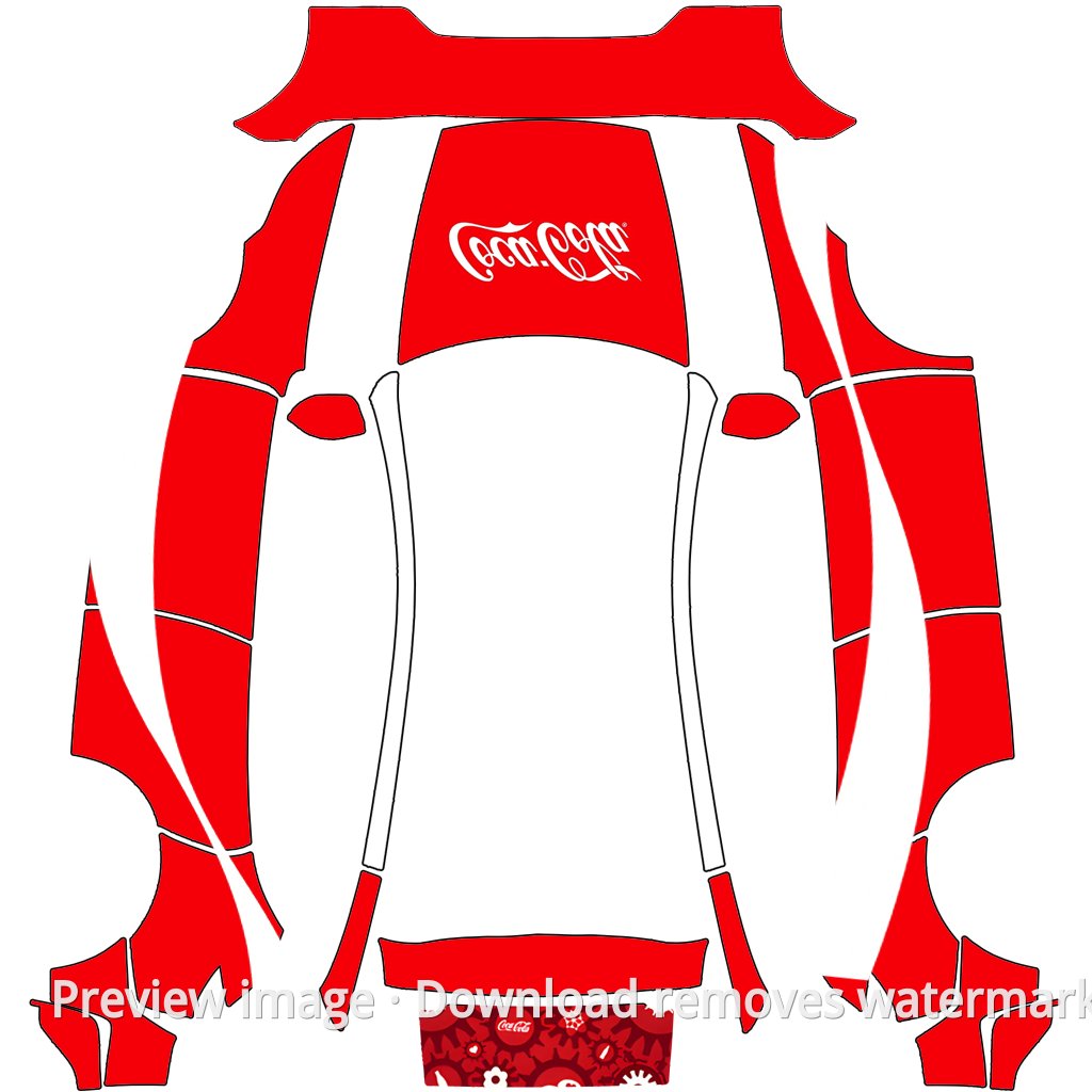 Coca-Cola Theme - Model Y (2025+) Standard