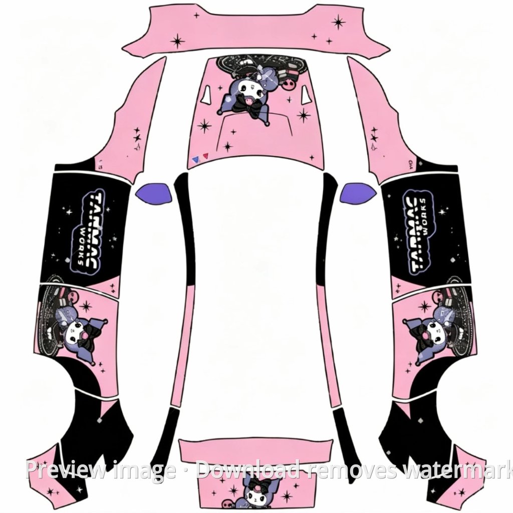 Kuromi Livery - Model Y (2025+) Standard