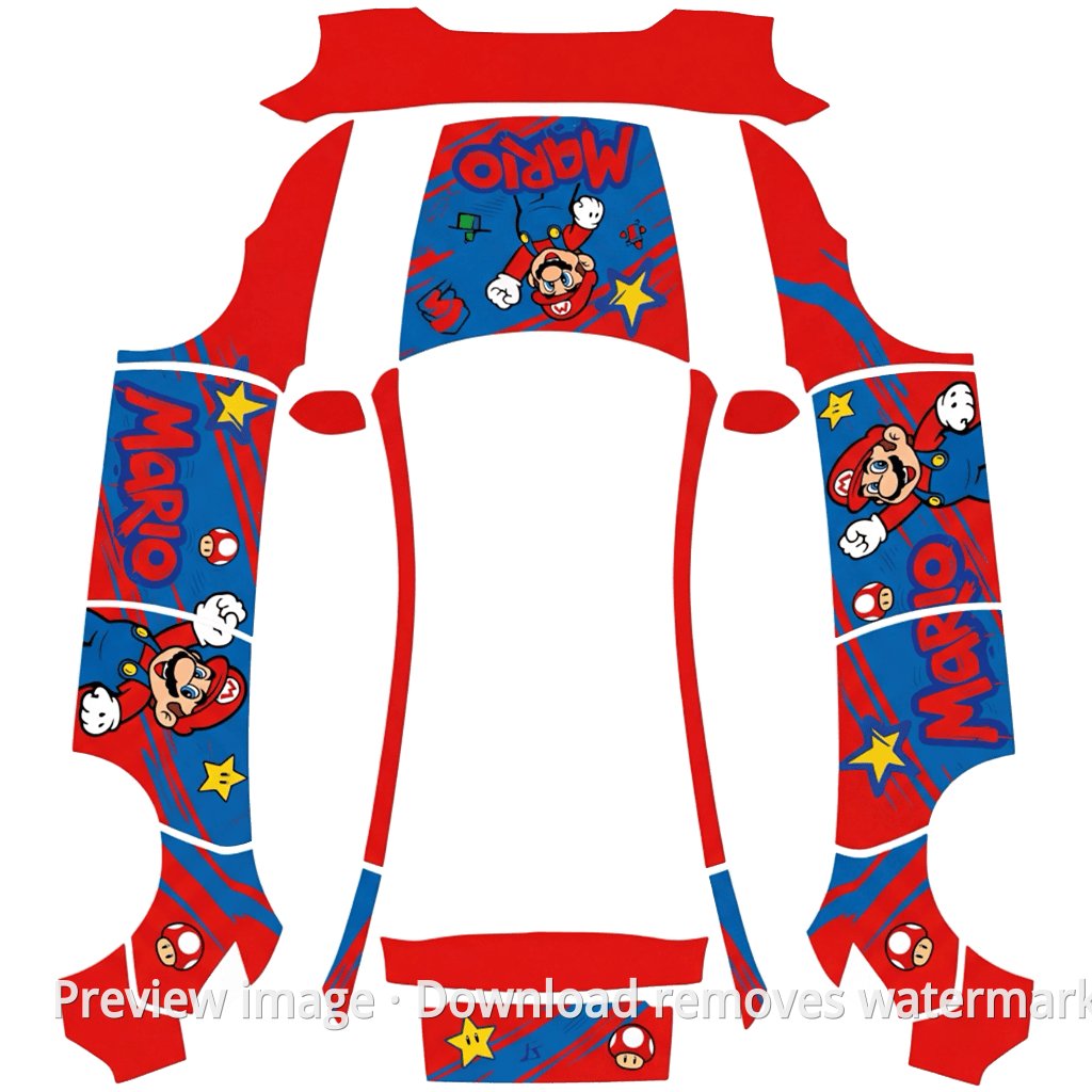 Mario Premium Template - Model Y (2025+) Standard