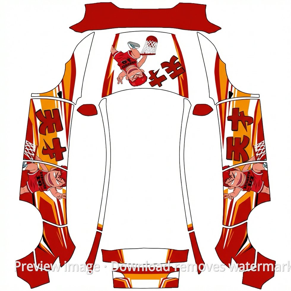 Slam Dunk 82 Theme - Model Y (2025+) Standard