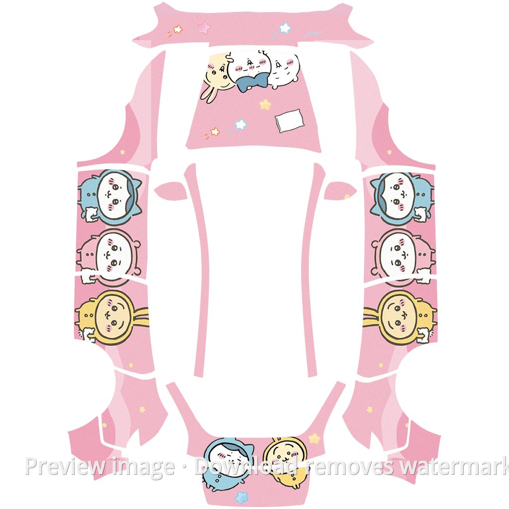Chiikawa Pajama Party Cute Theme - Model Y (2025+) Standard