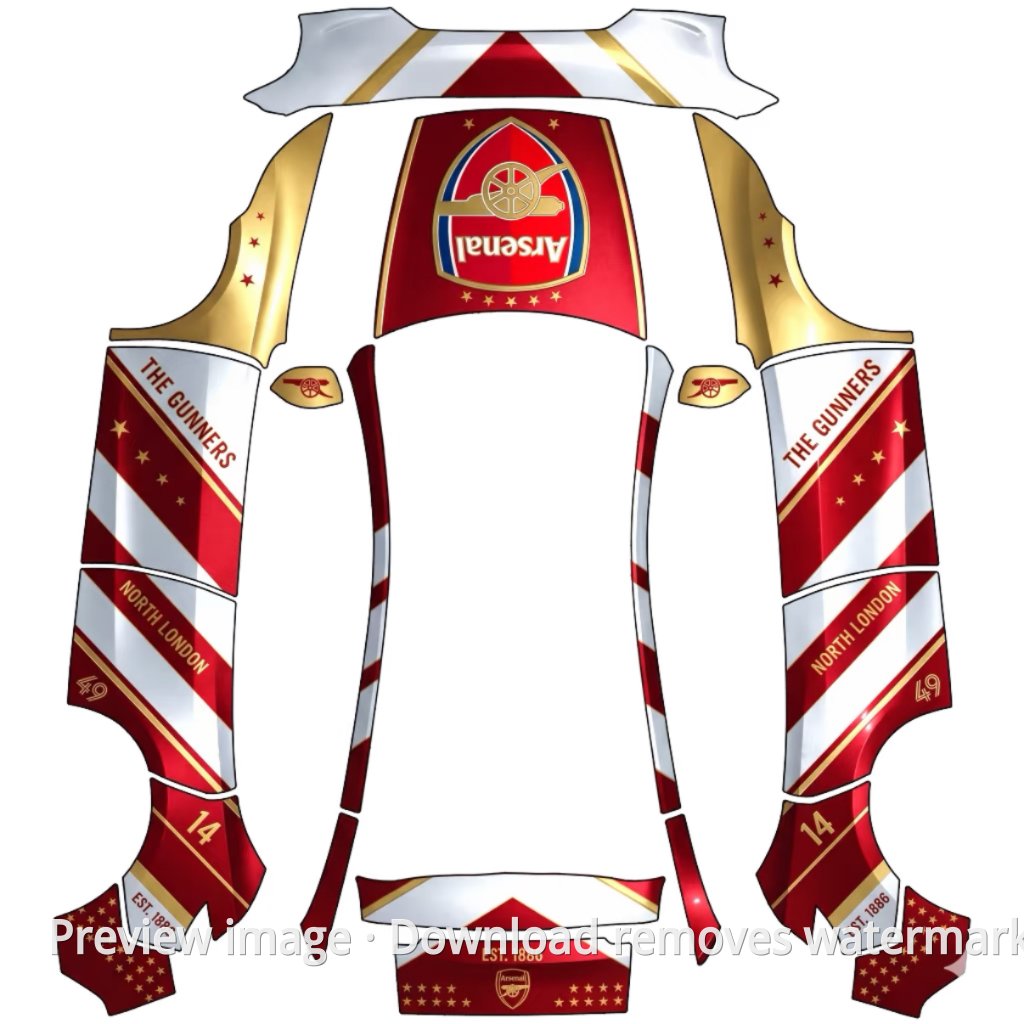Arsenal Theme - Model Y (2025+) Standard