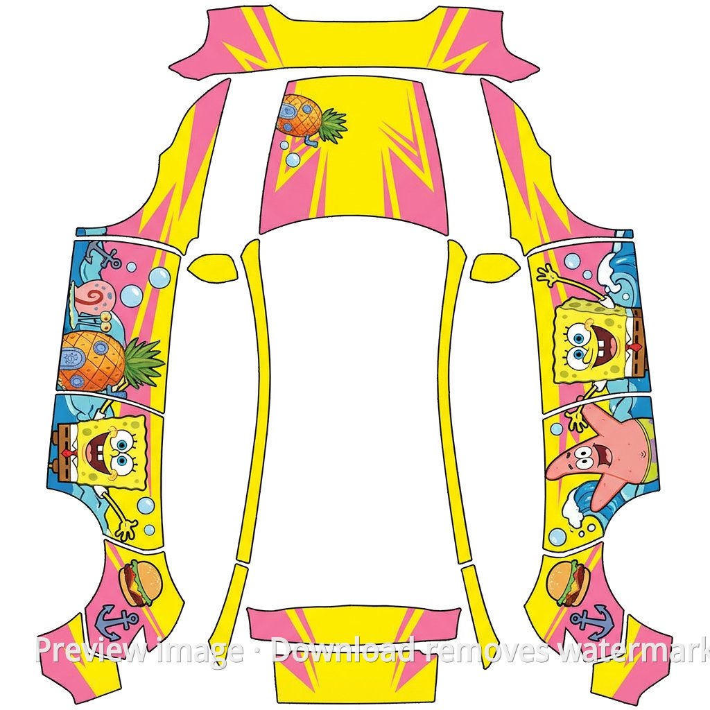 SpongeBob SquarePants Theme - Model Y (2025+) Standard