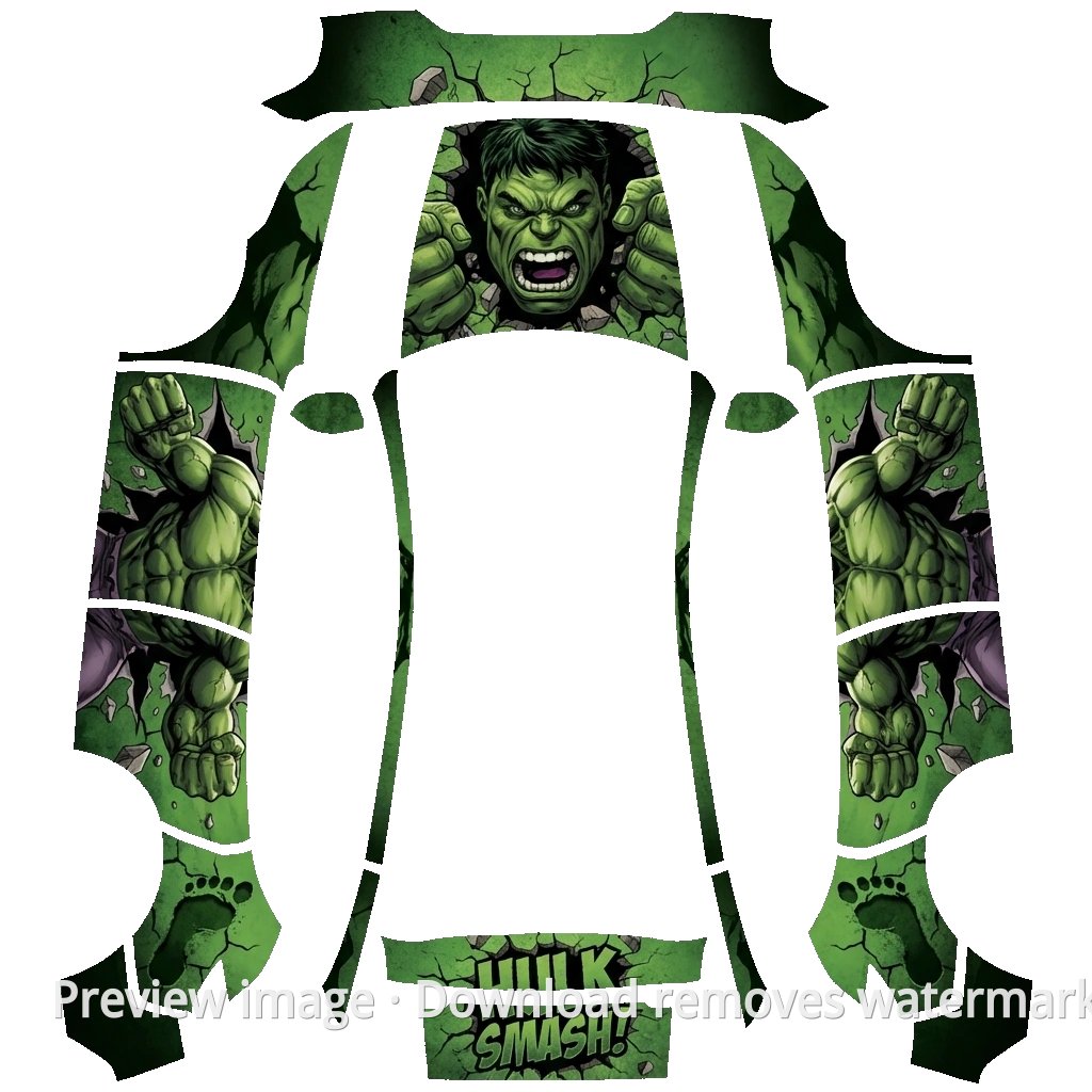 Hulk Theme - Model Y (2025+) Standard