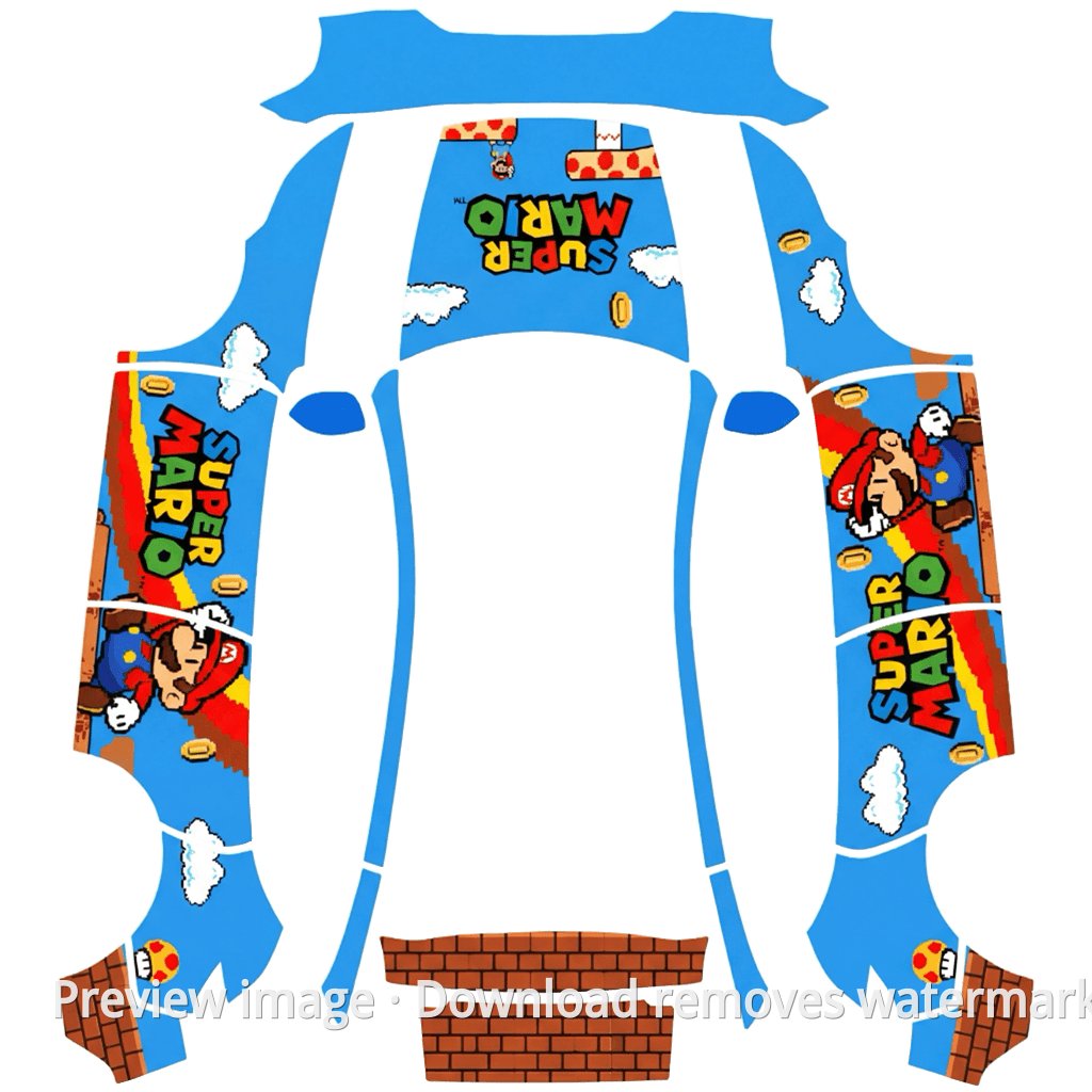 Mario Premium Skin - Model Y (2025+) Standard