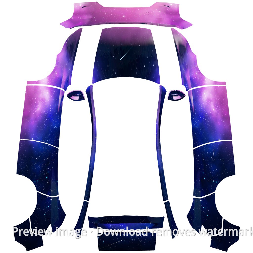 Model Y (2025+) Standard #5132 Wrap Template