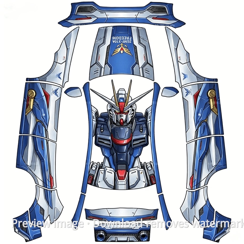 Gundam Seed Mecha Style Series Livery - Model Y (2025+) Standard