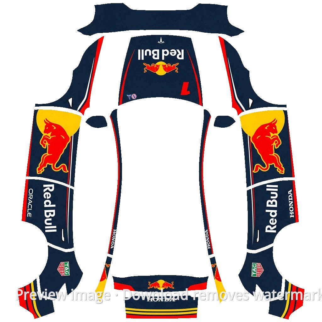 Honda Red Bull Theme - Model Y (2025+) Standard