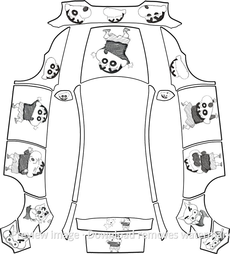 Crayon Shin-chan Theme - Model Y (2025+) Standard