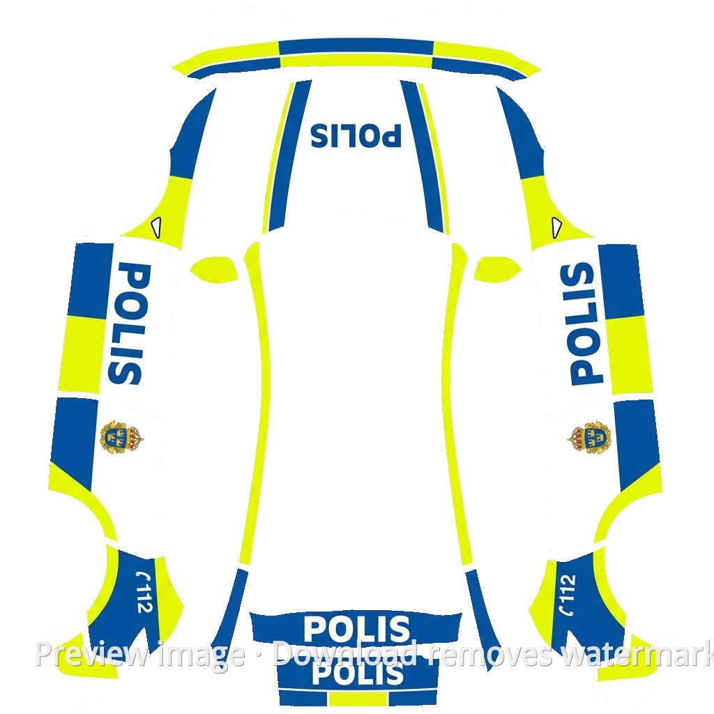 Police Car Theme - Model Y (2025+) Standard