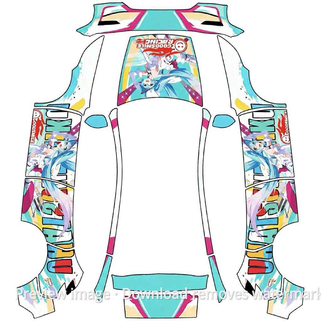 Hatsune Miku Theme 2 - Model Y (2025+) Standard