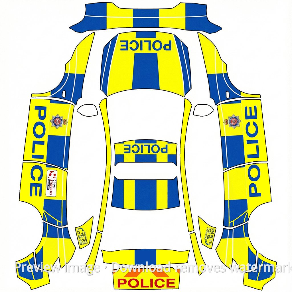 police Theme 2 - Model Y (2025+) Standard