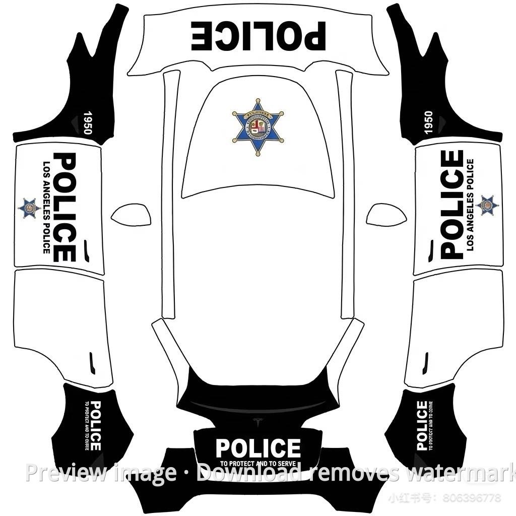 Model Y 2025 Custom Paint Shop Template