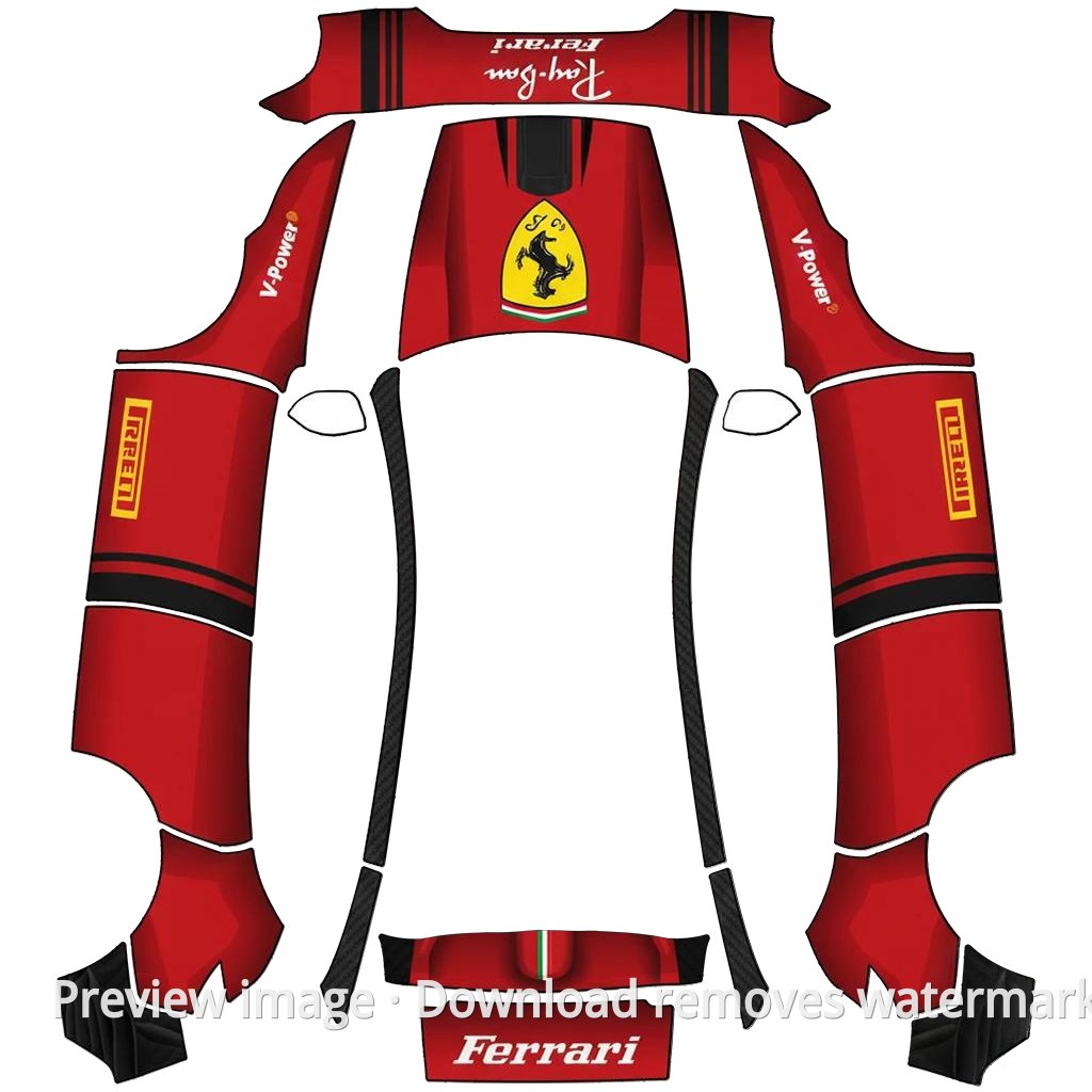 Ferrari Premium Skin - Model Y (2025+) Standard