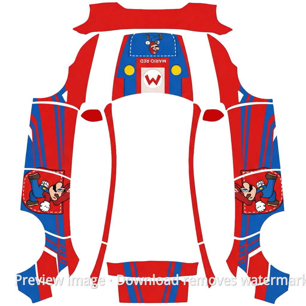 Mario Premium Skin - Model Y (2025+) Standard