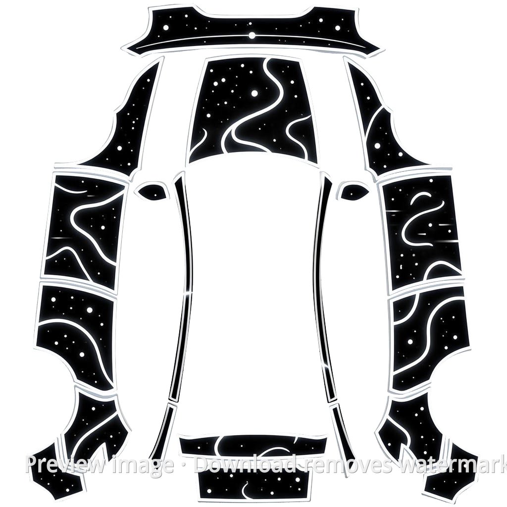 Model Y (2025+) Standard #6324 Wrap Template