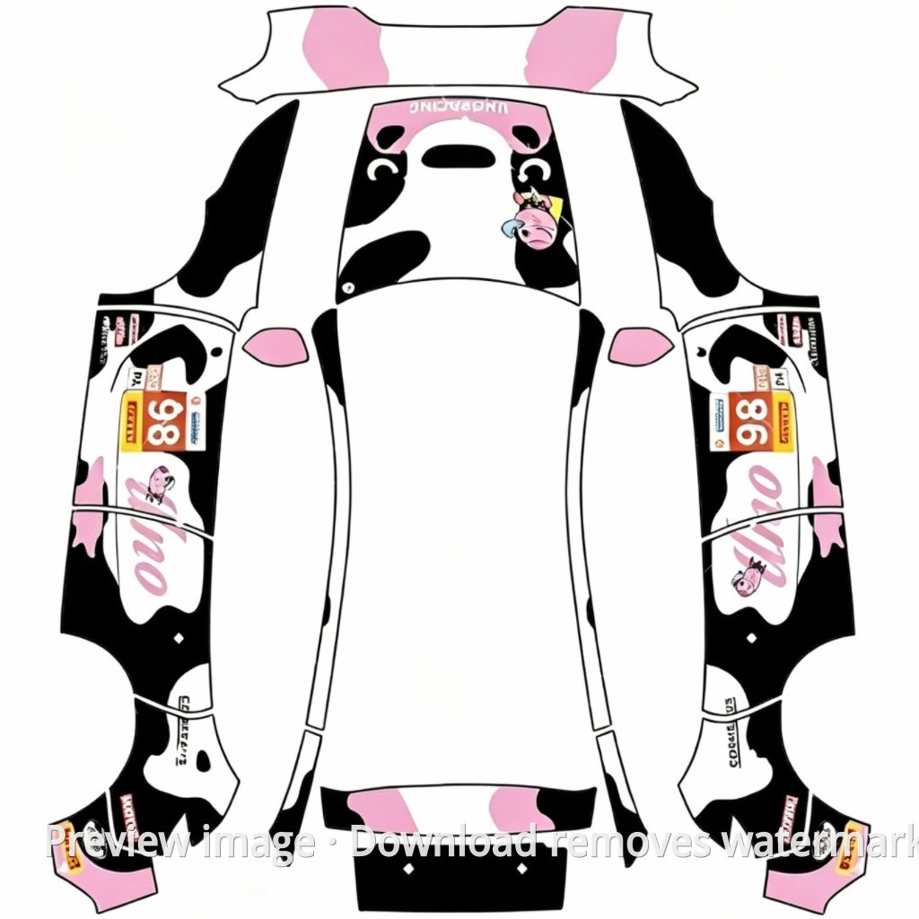Cow Livery - Model Y (2025+) Standard