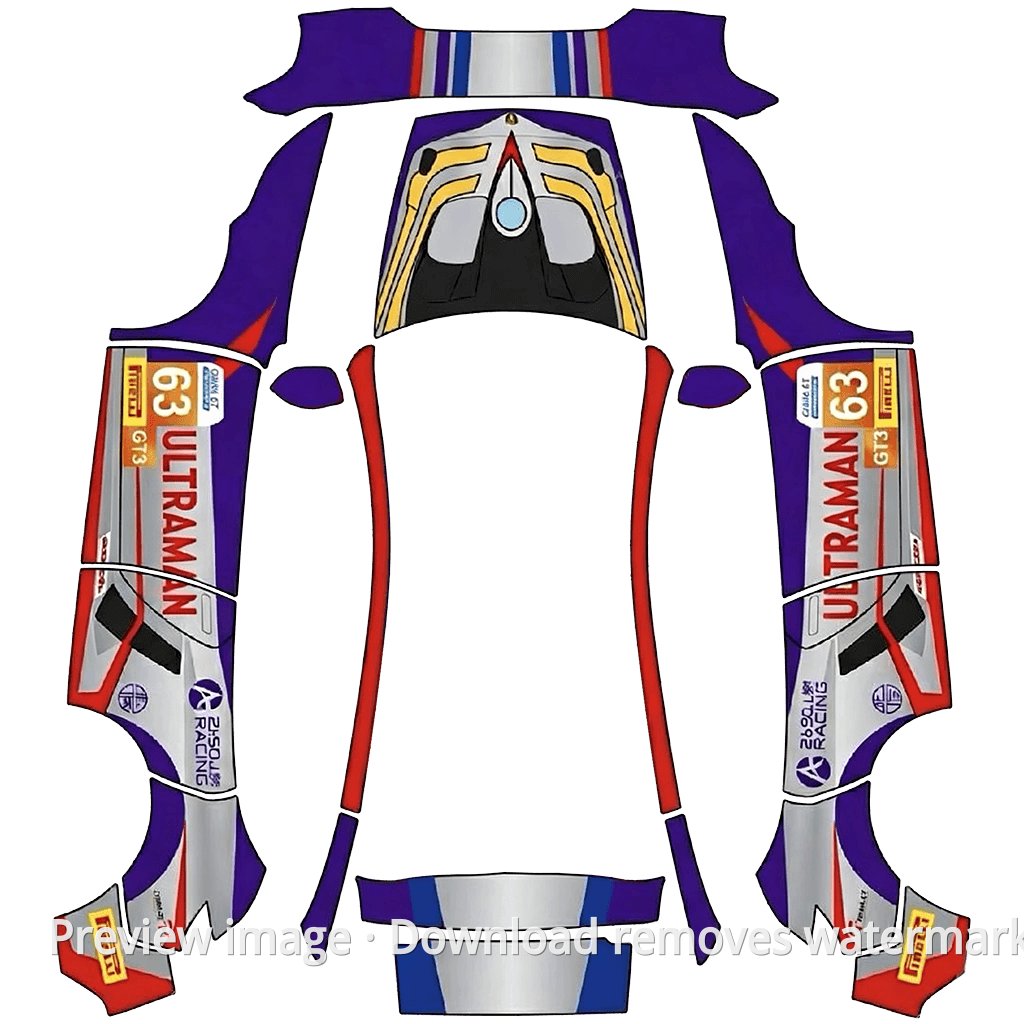 Ultraman Theme - Model Y (2025+) Standard
