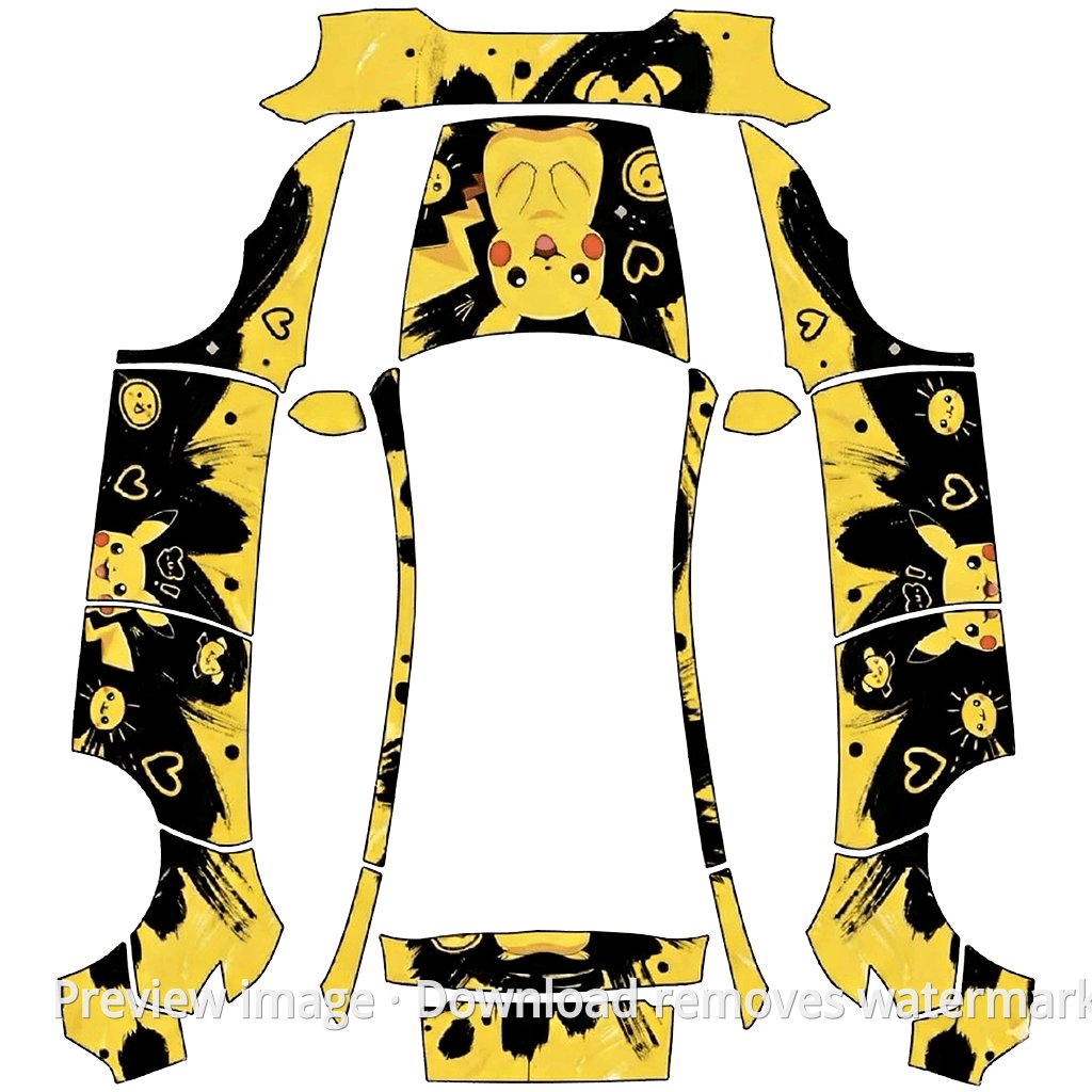 Pikachu Theme 2 - Model Y (2025+) Standard