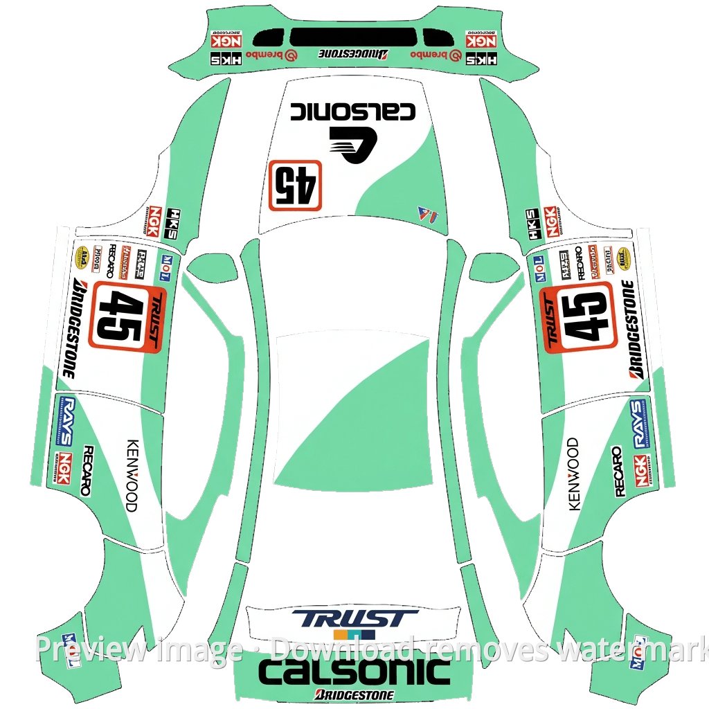 JGTC Retro Racing Livery - Model Y (2025+) Standard