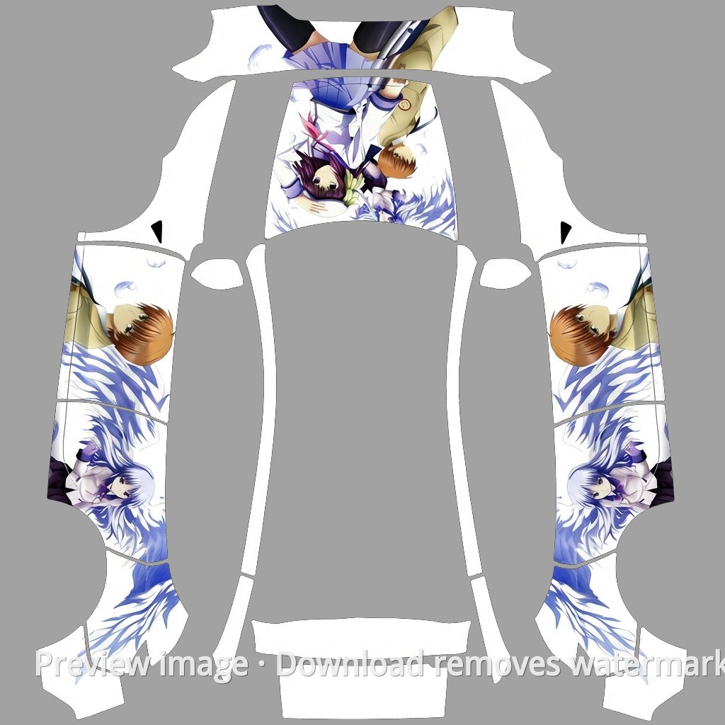 Angel Beats Theme - Model Y (2025+) Standard