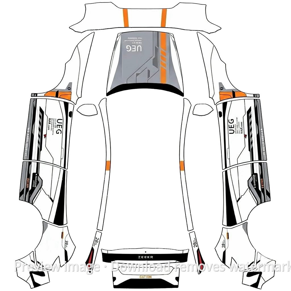 The Wandering Earth Engineering Vehicle Theme - Model Y (2025+) Standard