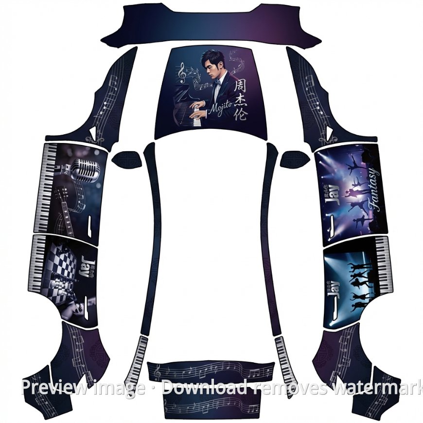 Jay Chou Theme - Model Y (2025+) Standard