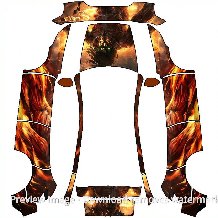 Model Y 2025 Toybox Wrap Template