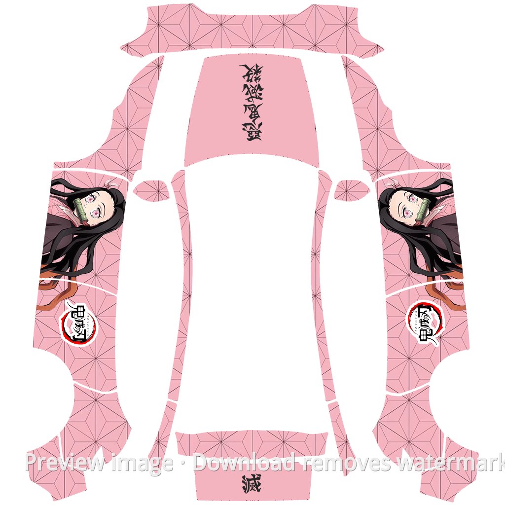 Model Y 2025 Downloadable Wrap Template