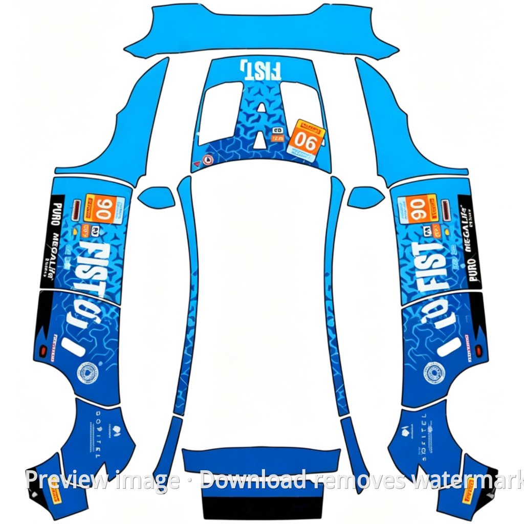 FIST No. 90 Racing Skin - Model Y (2025+) Standard