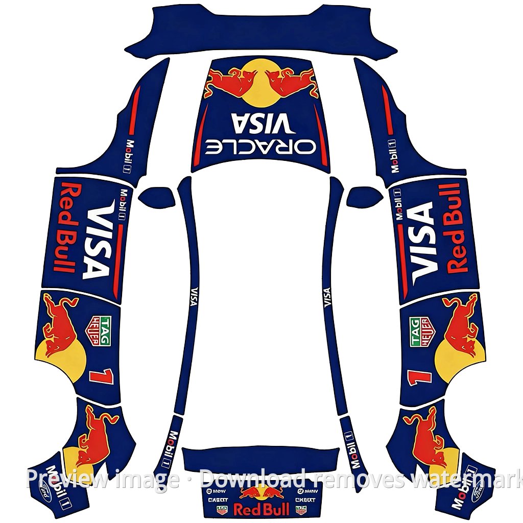 Red Bull Racing Livery Series - Model Y (2025+) Standard