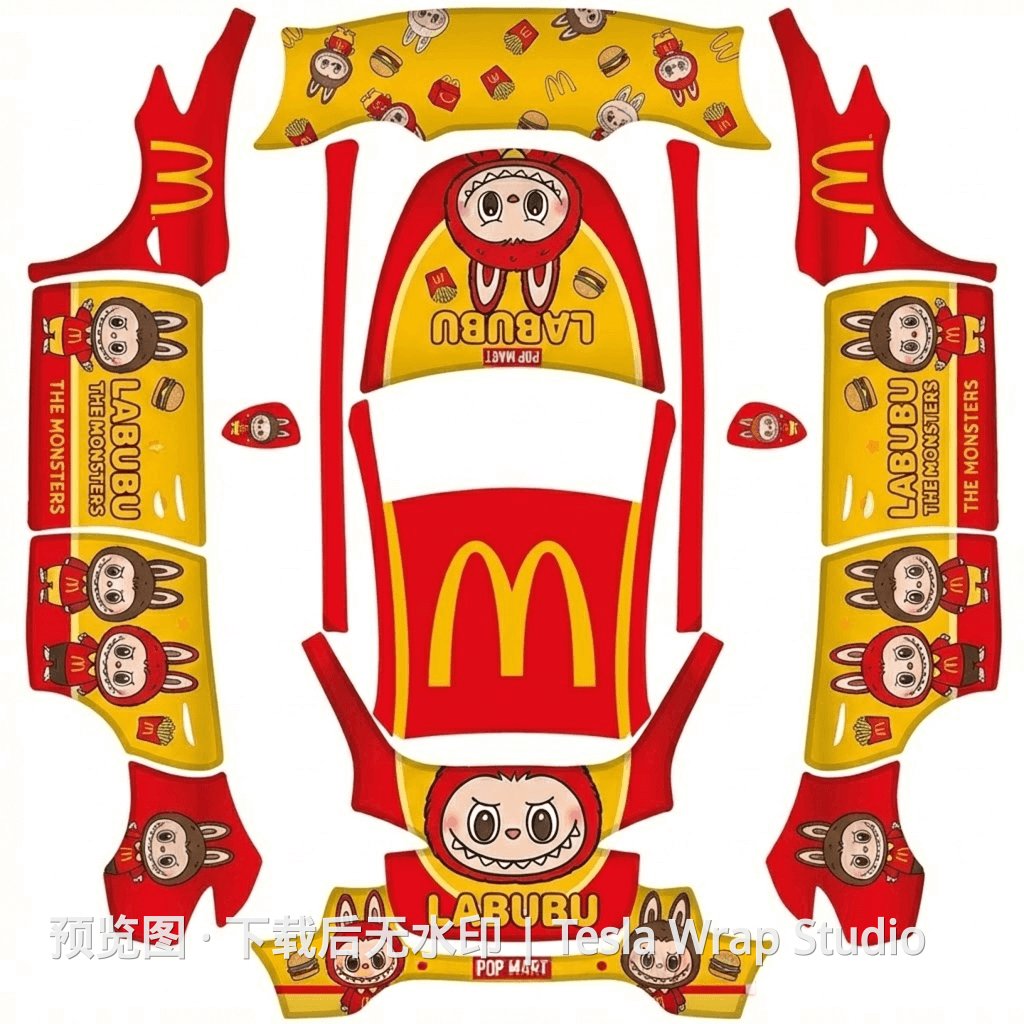 Labubu 主题 - Model Y (2025+) Standard